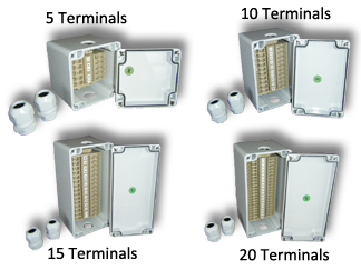 electrical boxes with different terminals