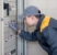 An electrical guy inspecting safety switch