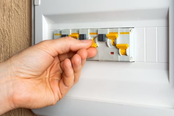 Turn on Circuit Breaker Switches