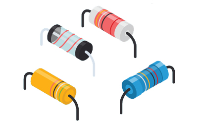 Picture of a resistor